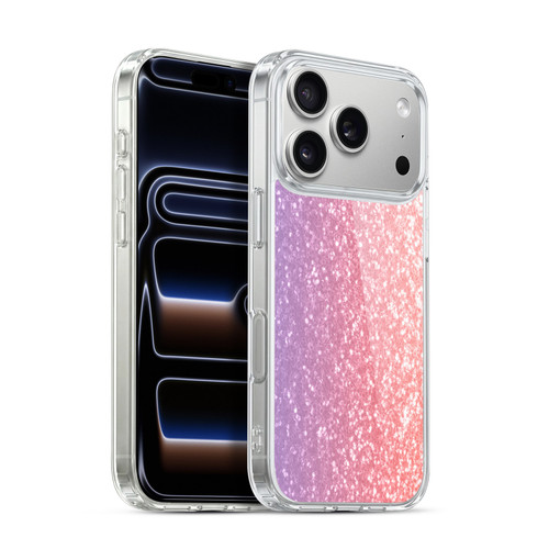 PLdesign Sparkly Coral Chive Blossom Soft Gel Case for Apple iPhone 17 Pro