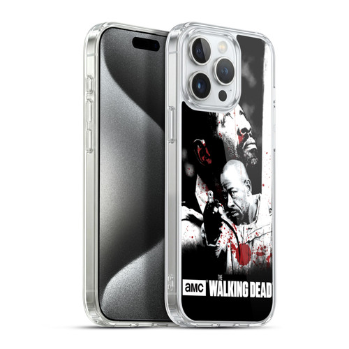 AMC The Walking Dead Gore Morgan Soft Gel Case for Apple iPhone 15 Pro Max & MagSafe
