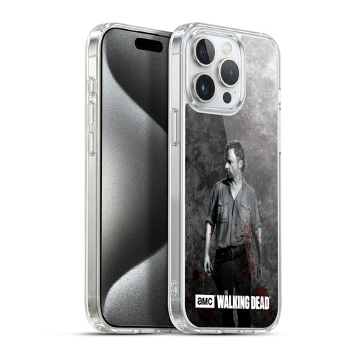 AMC The Walking Dead Gore Rick Grimes Soft Gel Case for Apple iPhone 15 Pro Max & MagSafe