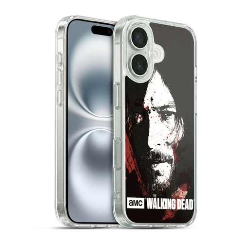 AMC The Walking Dead Gore Blood Bath Daryl Soft Gel Case for Apple iPhone 16 & MagSafe