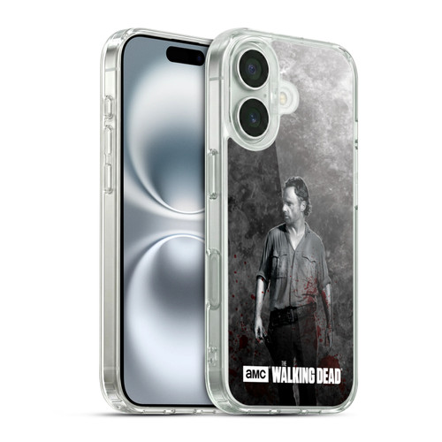 AMC The Walking Dead Gore Rick Grimes Soft Gel Case for Apple iPhone 16 & MagSafe