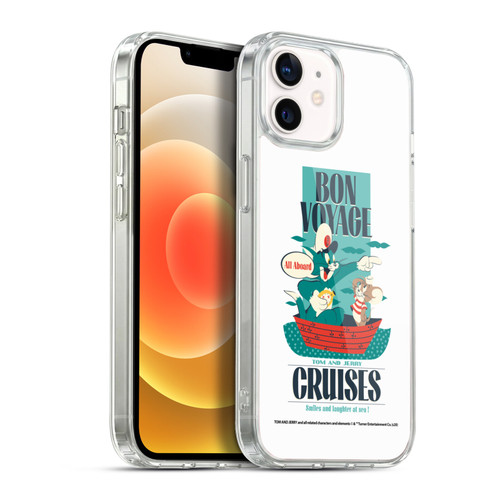 Tom and Jerry Retro Bon Voyage Soft Gel Case for Apple iPhone 12 / iPhone 12 Pro & MagSafe