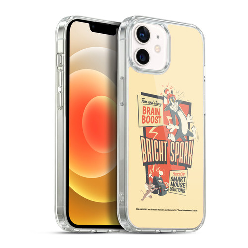 Tom and Jerry Retro Bright Spark Soft Gel Case for Apple iPhone 12 / iPhone 12 Pro & MagSafe