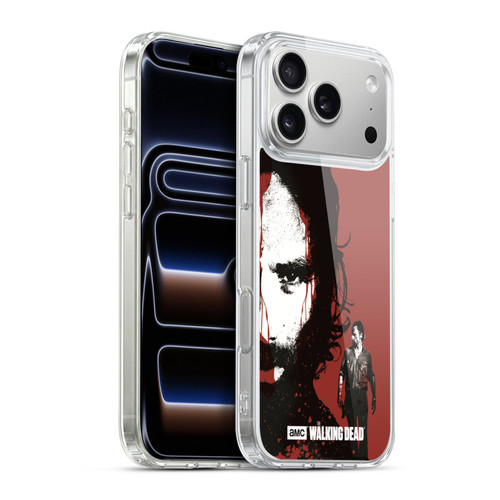 AMC The Walking Dead Gore Bloody Face Rick Soft Gel Case for Apple iPhone 17 Pro Max