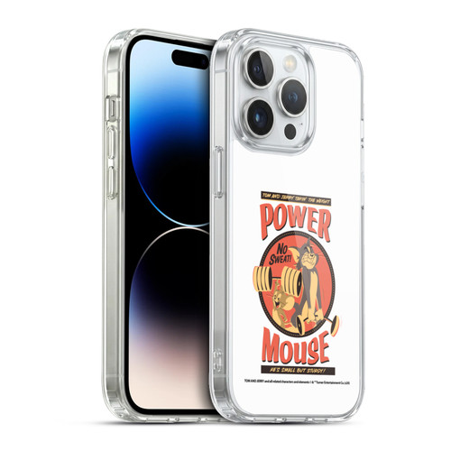 Tom and Jerry Retro Power Mouse Soft Gel Case for Apple iPhone 13 Pro & MagSafe