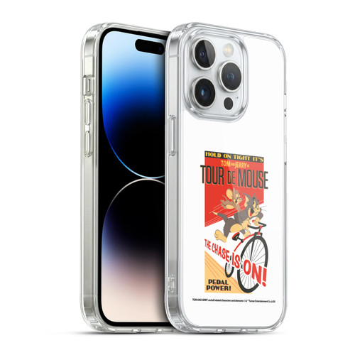 Tom and Jerry Retro Tour De Mouse Soft Gel Case for Apple iPhone 13 Pro & MagSafe