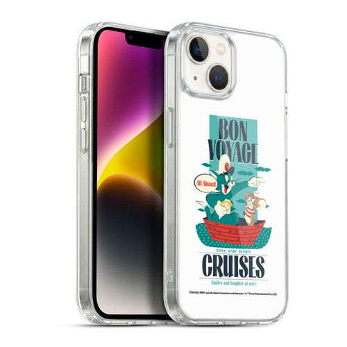 Tom and Jerry Retro Bon Voyage Soft Gel Case for Apple iPhone 14 Plus & MagSafe