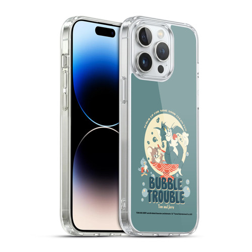Tom and Jerry Retro Bubble Trouble Soft Gel Case for Apple iPhone 14 Pro Max & MagSafe