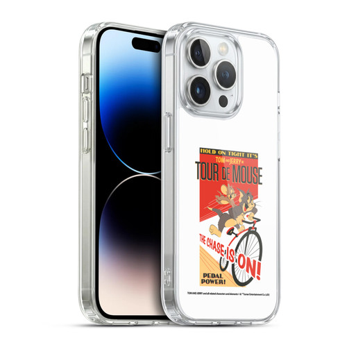 Tom and Jerry Retro Tour De Mouse Soft Gel Case for Apple iPhone 14 Pro & MagSafe