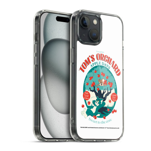 Tom and Jerry Retro Orchard Soft Gel Case for Apple iPhone 15 & MagSafe