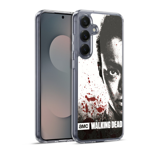 AMC The Walking Dead Gore Half Face Sasha Soft Gel Case for Samsung Galaxy S25+ & MagSafe