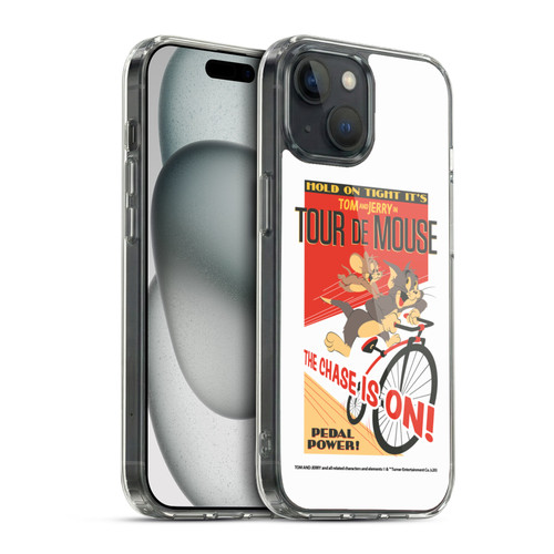 Tom and Jerry Retro Tour De Mouse Soft Gel Case for Apple iPhone 15 & MagSafe