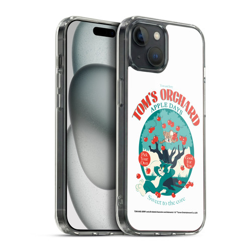 Tom and Jerry Retro Orchard Soft Gel Case for Apple iPhone 15 Plus & MagSafe