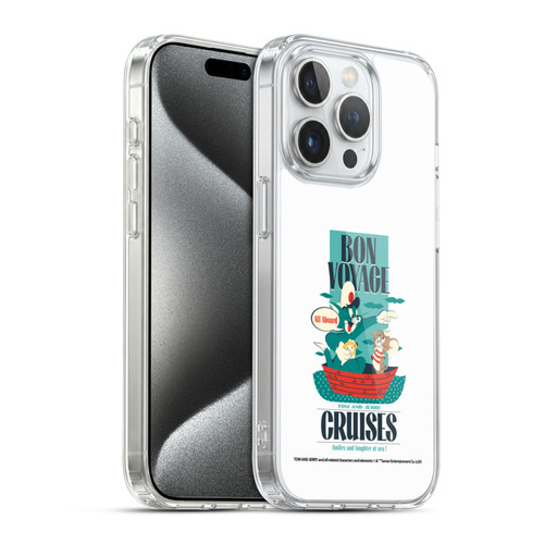Tom and Jerry Retro Bon Voyage Soft Gel Case for Apple iPhone 15 Pro & MagSafe