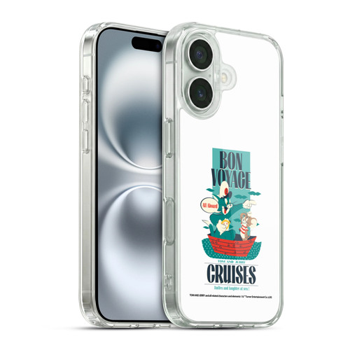 Tom and Jerry Retro Bon Voyage Soft Gel Case for Apple iPhone 16 & MagSafe