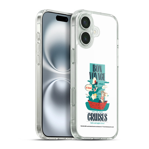 Tom and Jerry Retro Bon Voyage Soft Gel Case for Apple iPhone 16 Plus & MagSafe