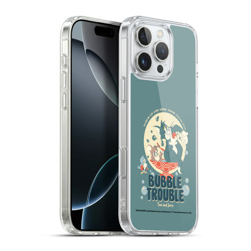 Tom and Jerry Retro Bubble Trouble Soft Gel Case for Apple iPhone 16 Pro Max & MagSafe