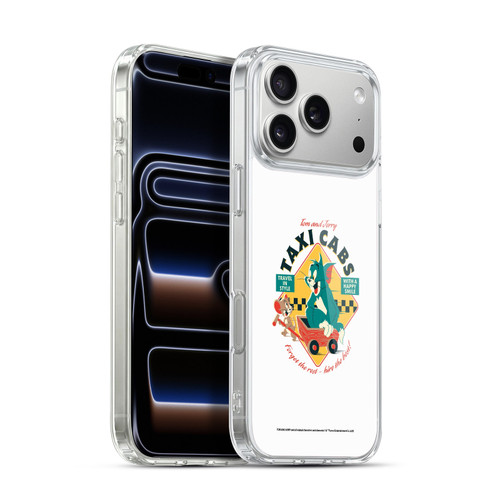 Tom and Jerry Retro Taxi Cabs Soft Gel Case for Apple iPhone 17 Pro Max