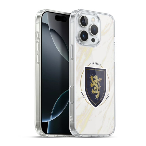 Scotland National Football Team 150 Years Marble Soft Gel Case for Apple iPhone 16 Pro Max & MagSafe