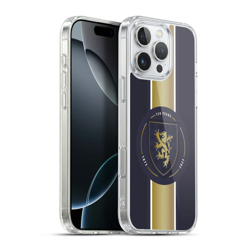Scotland National Football Team 150 Years Stripes Soft Gel Case for Apple iPhone 16 Pro Max & MagSafe