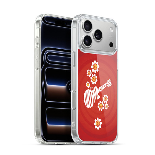 The Monkees Graphics Pattern In Red Soft Gel Case for Apple iPhone 17 Pro Max