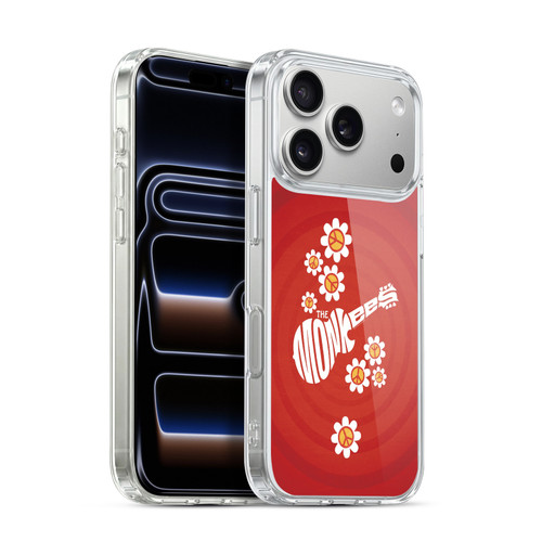 The Monkees Graphics Pattern In Red Soft Gel Case for Apple iPhone 17 Pro