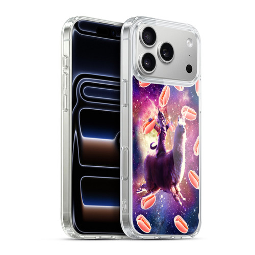 Random Galaxy Space Llama Hotdog Cat Warrior Soft Gel Case for Apple iPhone 17 Pro Max