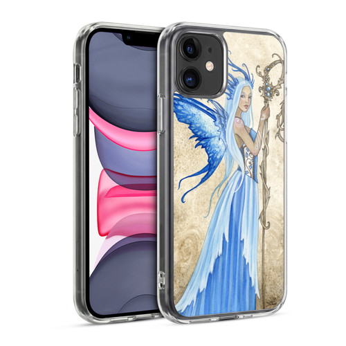 Amy Brown Elemental Series Blue Goddess Soft Gel Case for Apple iPhone 11