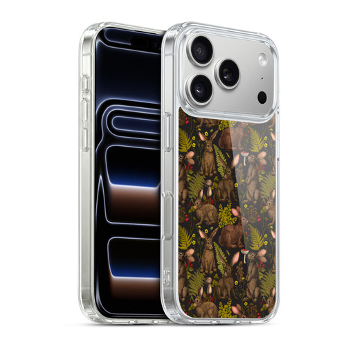 Katerina Kirilova Graphics Rabbits Soft Gel Case for Apple iPhone 17 Pro