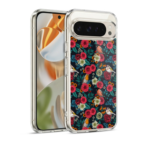 Katerina Kirilova Graphics Garden Birds Soft Gel Case for Google Pixel 9 / Pixel 9 Pro