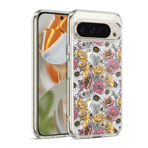 Katerina Kirilova Graphics Garden Bouquet Soft Gel Case for Google Pixel 9 / Pixel 9 Pro