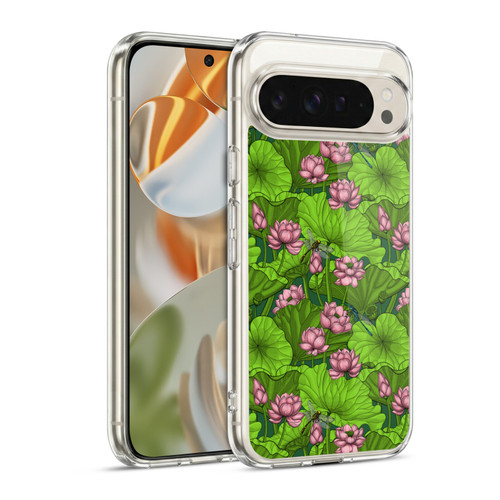 Katerina Kirilova Graphics Lotus Garden Soft Gel Case for Google Pixel 9 / Pixel 9 Pro