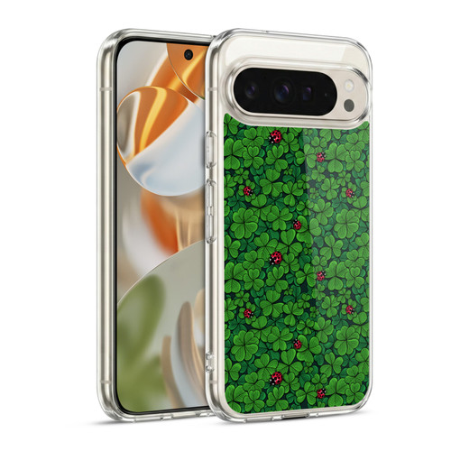 Katerina Kirilova Graphics The Lucky Clover Soft Gel Case for Google Pixel 9 / Pixel 9 Pro