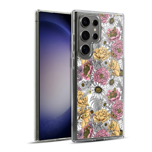 Katerina Kirilova Graphics Garden Bouquet Soft Gel Case for Samsung Galaxy S23 Ultra 5G & MagSafe