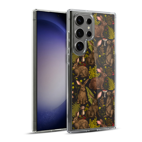 Katerina Kirilova Graphics Rabbits Soft Gel Case for Samsung Galaxy S23 Ultra 5G & MagSafe