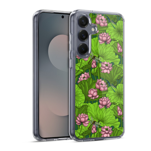 Katerina Kirilova Graphics Lotus Garden Soft Gel Case for Samsung Galaxy S25 & MagSafe