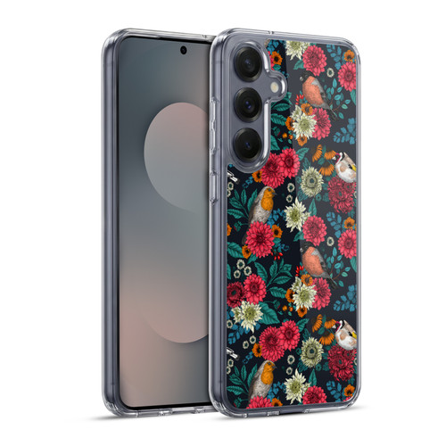 Katerina Kirilova Graphics Garden Birds Soft Gel Case for Samsung Galaxy S25+ & MagSafe