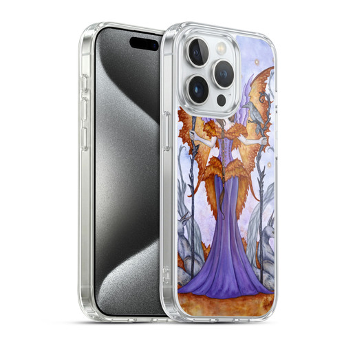Amy Brown Elemental Series Raven Pixie Soft Gel Case for Apple iPhone 15 Pro & MagSafe