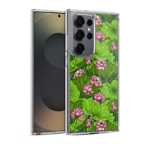 Katerina Kirilova Graphics Lotus Garden Soft Gel Case for Samsung Galaxy S25 Ultra & MagSafe