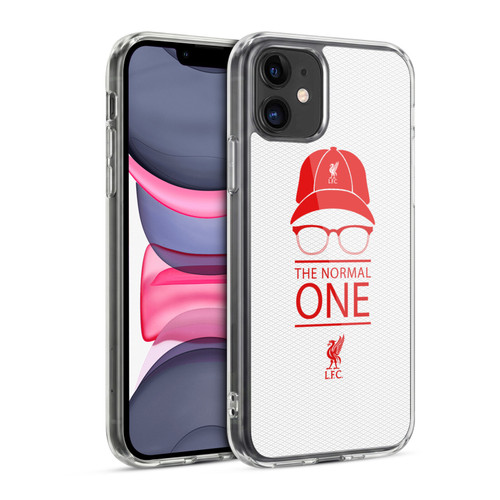 Liverpool Football Club Klopp Icons Icon White Mesh Soft Gel Case for Apple iPhone 11