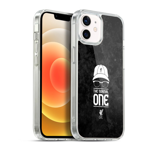 Liverpool Football Club Klopp Icons Normal Black Grunge Soft Gel Case for Apple iPhone 12 / iPhone 12 Pro & MagSafe