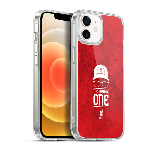 Liverpool Football Club Klopp Icons Normal Red Grunge Soft Gel Case for Apple iPhone 12 / iPhone 12 Pro & MagSafe