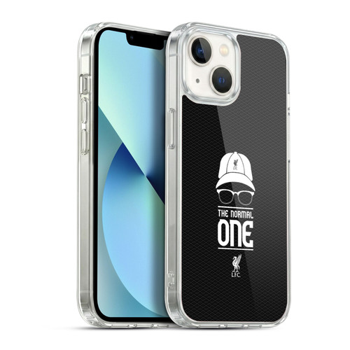 Liverpool Football Club Klopp Icons Icon Black Mesh Soft Gel Case for Apple iPhone 13