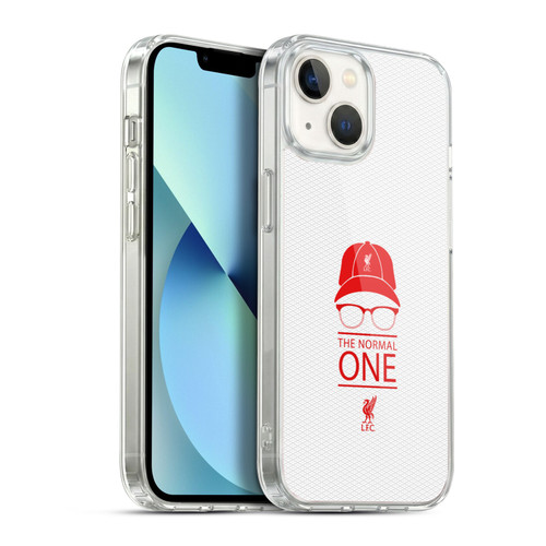 Liverpool Football Club Klopp Icons Icon White Mesh Soft Gel Case for Apple iPhone 13