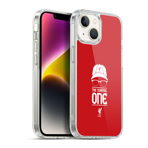 Liverpool Football Club Klopp Icons Icon Red Mesh Soft Gel Case for Apple iPhone 14