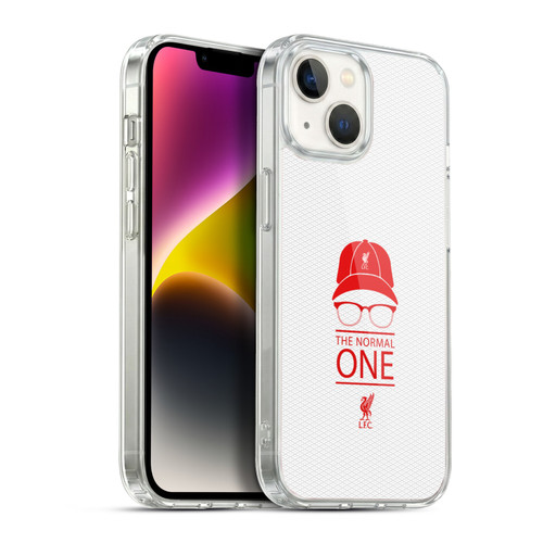 Liverpool Football Club Klopp Icons Icon White Mesh Soft Gel Case for Apple iPhone 14