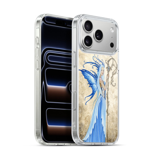 Amy Brown Elemental Series Blue Goddess Soft Gel Case for Apple iPhone 17 Pro Max