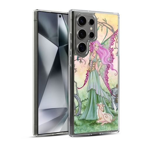 Amy Brown Elemental Series Hummingbird Serenade Soft Gel Case for Samsung Galaxy S24 Ultra 5G & MagSafe