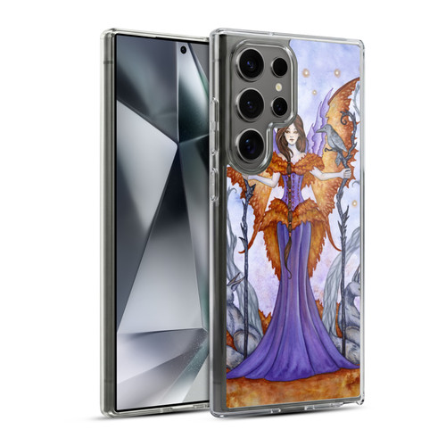 Amy Brown Elemental Series Raven Pixie Soft Gel Case for Samsung Galaxy S24 Ultra 5G & MagSafe