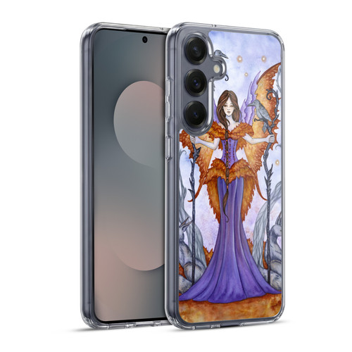 Amy Brown Elemental Series Raven Pixie Soft Gel Case for Samsung Galaxy S25+ & MagSafe